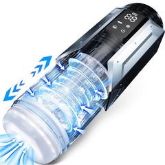 7 Sucking& Vibrating& Thrusting& Rotating Stroker