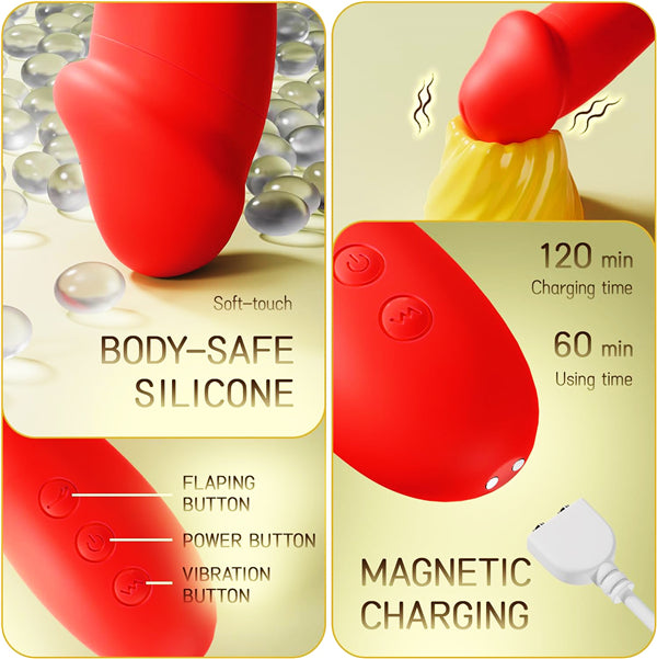 7 Tapping &7 Vibrating & 7 Flapping Rabbit Vibrators