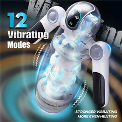 7 Thrusting 12 Vibrating Handle Control Robot Space Auto Stroker