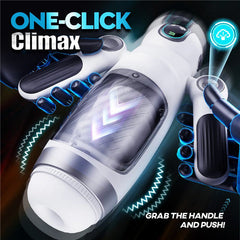 7 Thrusting 12 Vibrating Handle Control Robot Space Auto Stroker