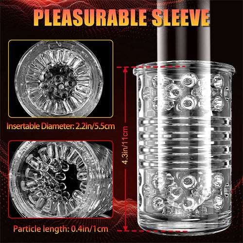 Rotating & Thrusting Automatic Masturbator DARK KNIGHT