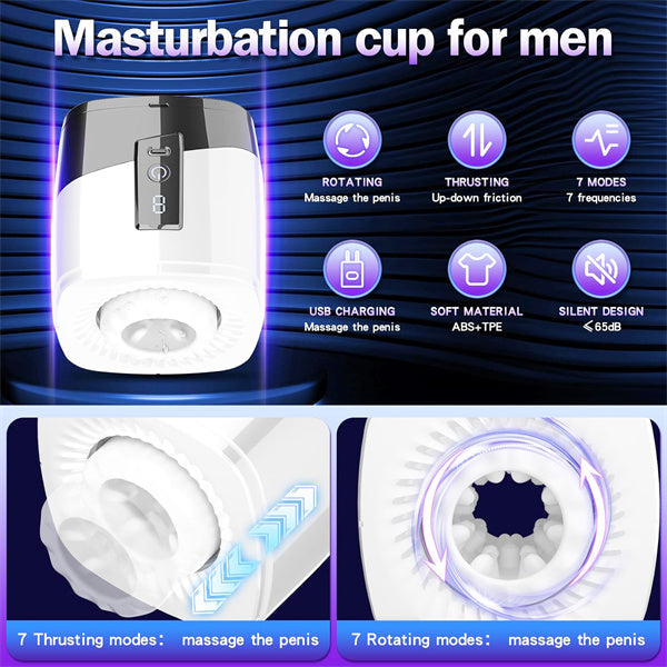 7 Thrusting & Rotating Male Stroker