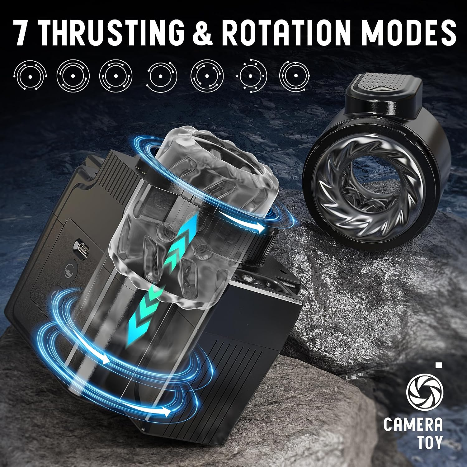 7 Thrusting & Rotating & Vibrating Stroker Mr.Camera