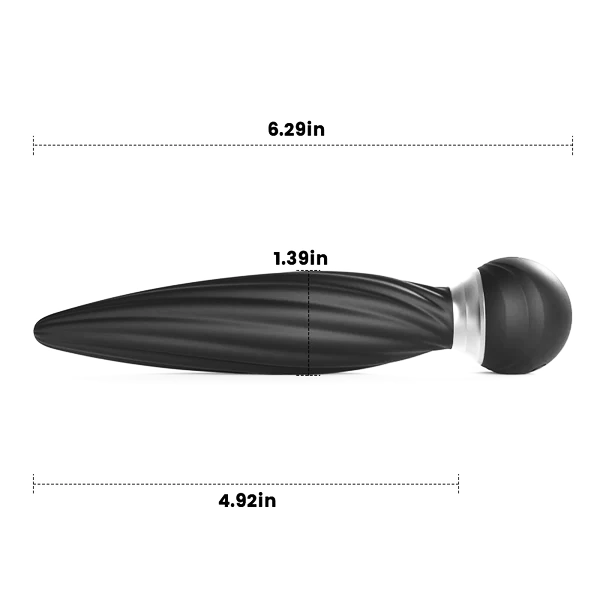 7 Vibrating & 7 Head Rotating Remote Prostate Anal Butt Plug
