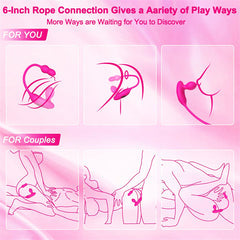 10 Vibrations App Cellphone Wearable Vibrator with Remote