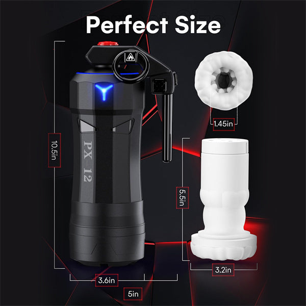 8 Thrusting 10 Vibration Heating Masturbator