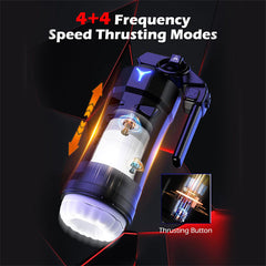 8 Thrusting 10 Vibration Heating Masturbator