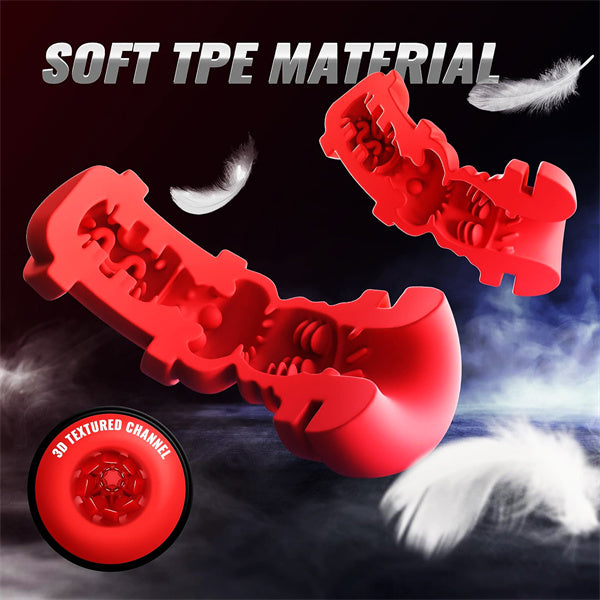 8 Vibrating & 8 Thrusting & LCD Display Male Stroker