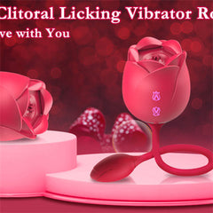 9  Licking & 9 Vibration Rose Toy Suzy