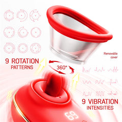 9 Tongue Licking & Vibrating Nipple Toys