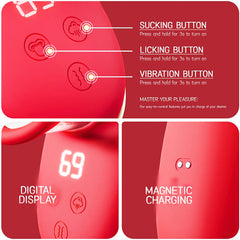 9 Tongue Licking & Vibrating Nipple Toys