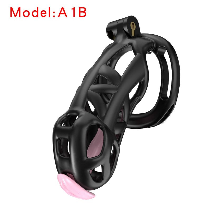 3D-Printed Resin Chastity Cage with Strap – A1–E1, 5 Colors