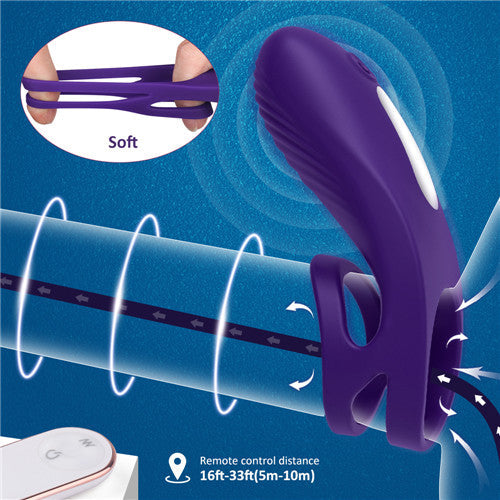 AMZING TOY_ Remote control Cock ring vibrator Nicholas-RCT