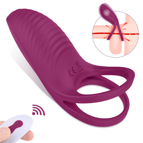 AMZING TOY_ Remote control Cock ring vibrator Trap-RCT