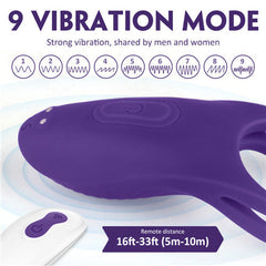 AMZING TOY_ Remote control Cock ring vibrator Trap-RCT
