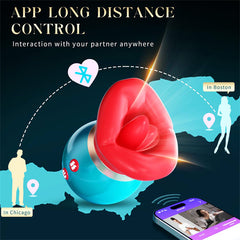 APP Control - 3IN1 Big Mouth PRO Blue Vibrators