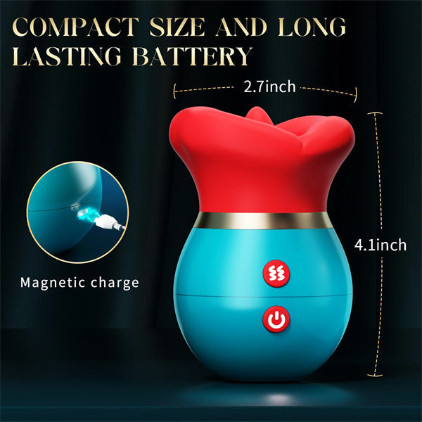 APP Control - 3IN1 Big Mouth PRO Blue Vibrators
