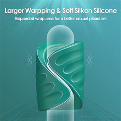 Male Masturbator Penis Training Vibrator with APP Control Green