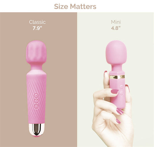 Quiet & Small AV Wand Vibrator Pink