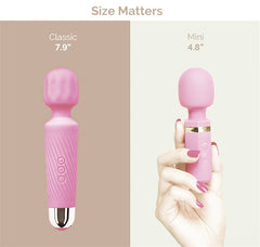 Quiet & Small AV Wand Vibrator Pink