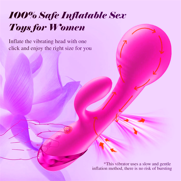 Air Pump Inflatable Rabbit Vibrator