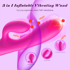 Air Pump Inflatable Rabbit Vibrator