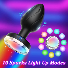 Anal Plug with Flashing Light