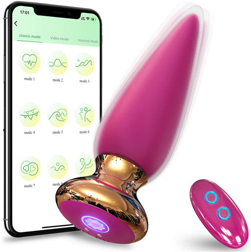 App Remote Control Anal Butt Vibrator