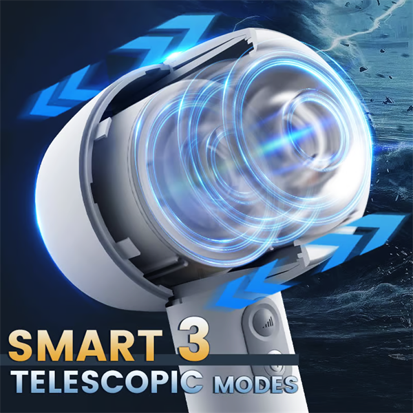 Automatic 3 Frequency Telescopic Handheld Male Stroker