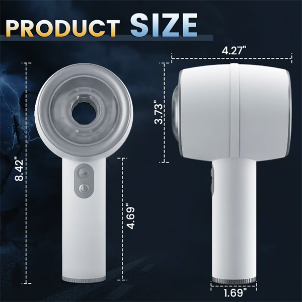 Automatic 3 Frequency Telescopic Handheld Male Stroker