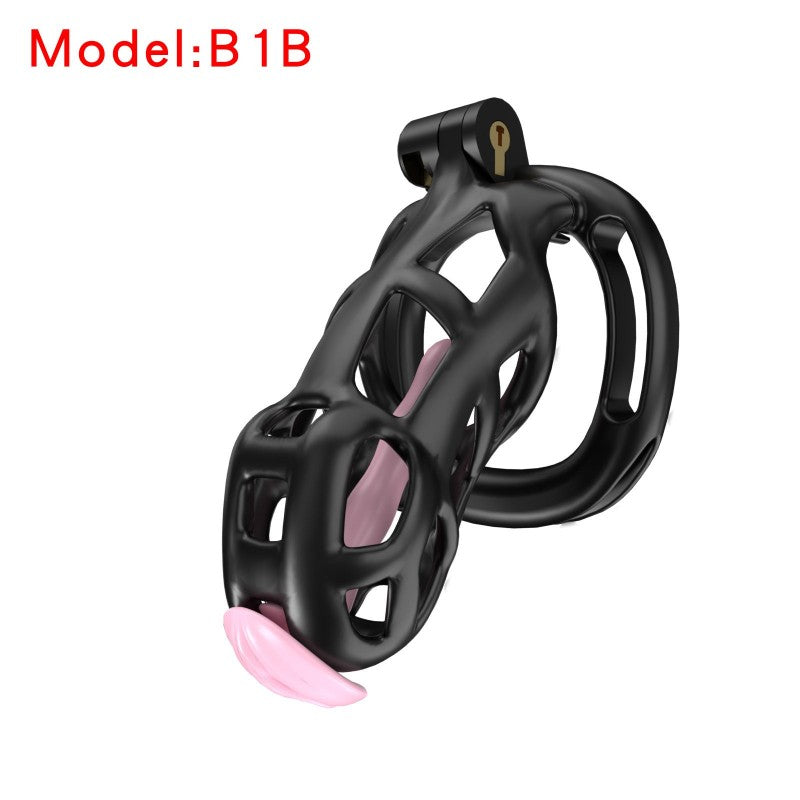 3D-Printed Resin Chastity Cage with Strap – A1–E1, 5 Colors