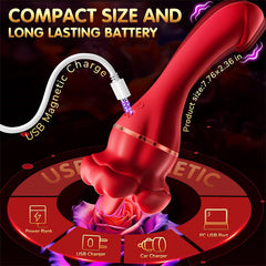 Big Mouth Rose Wand Vibrator