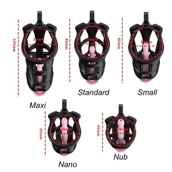 Cobra Chastity Set With Belt