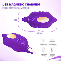 Butterfly Vibrators sea monster purple