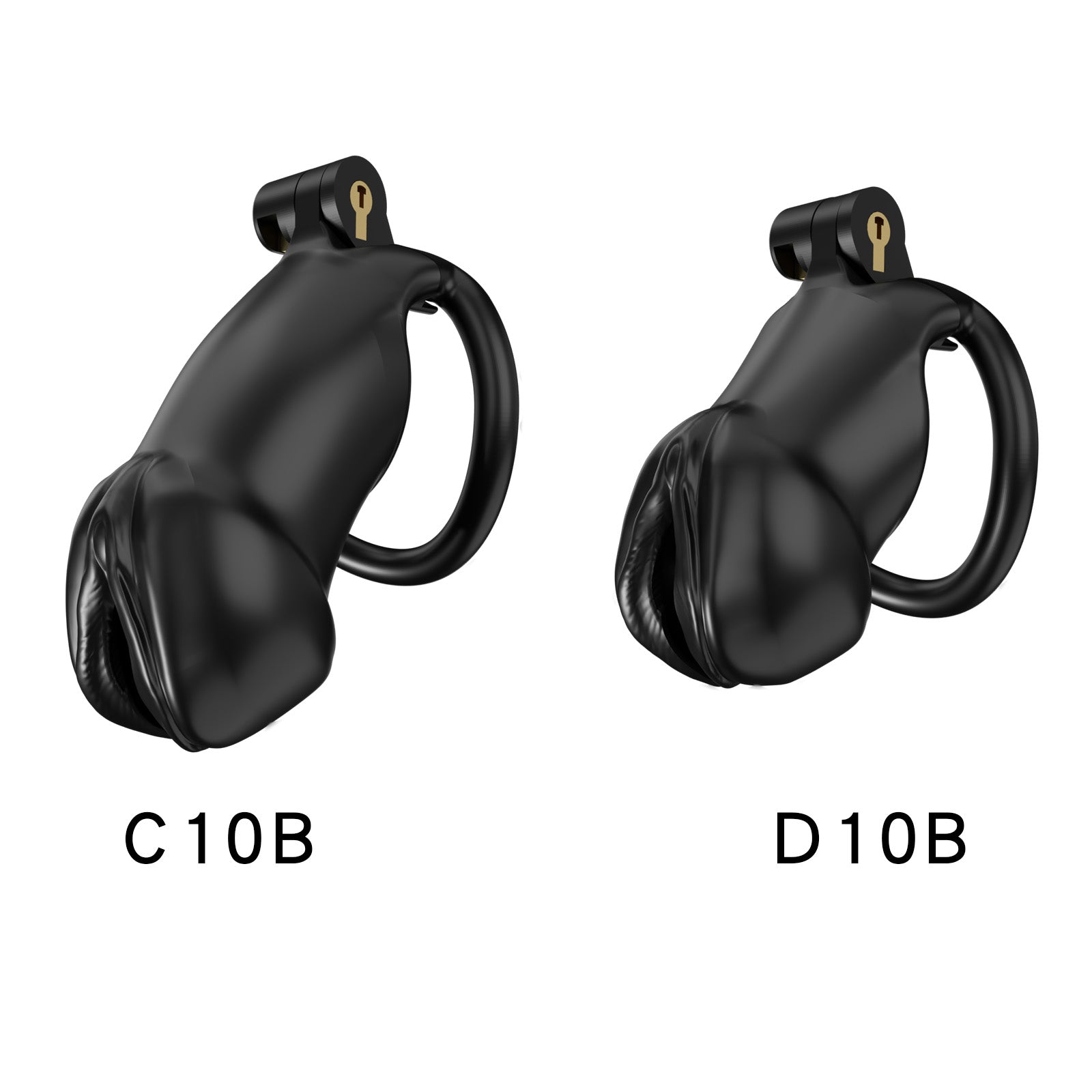 Resin Labia Chastity Lock with Belt-Compatible Design