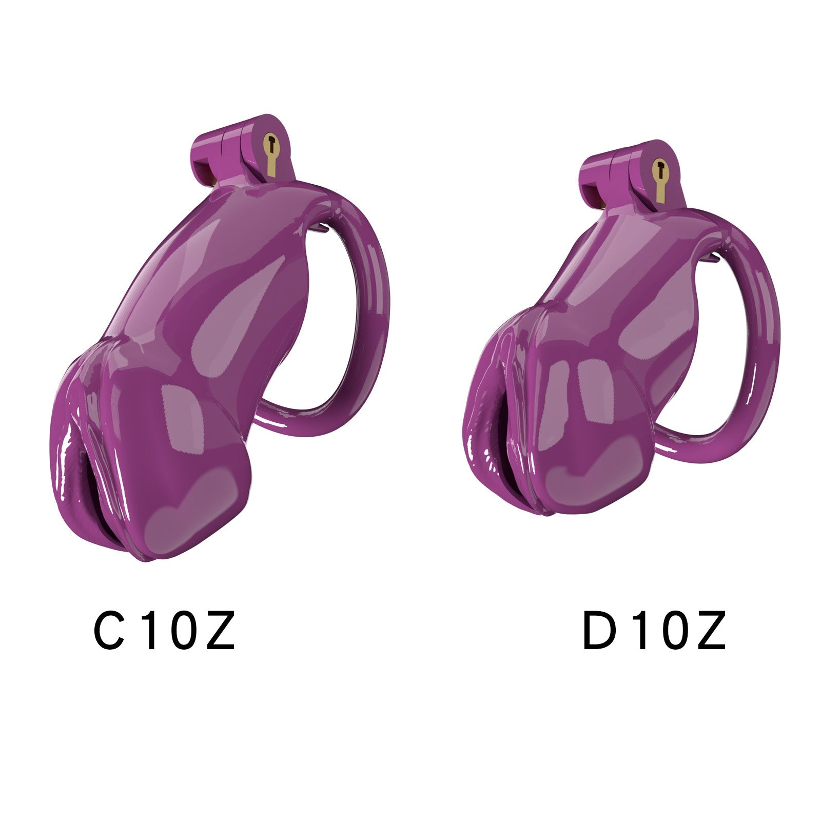 Resin Labia Chastity Lock with Belt-Compatible Design
