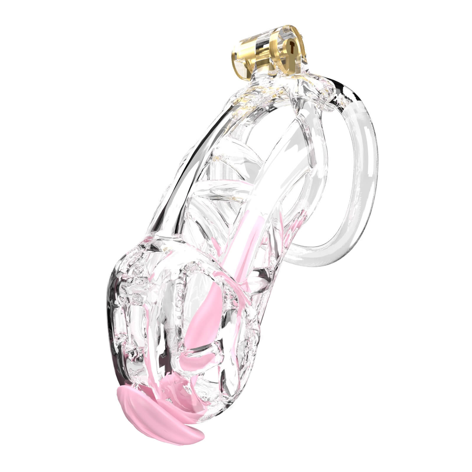 Transparent Cobra Maxi Chastity Kit With Urethral