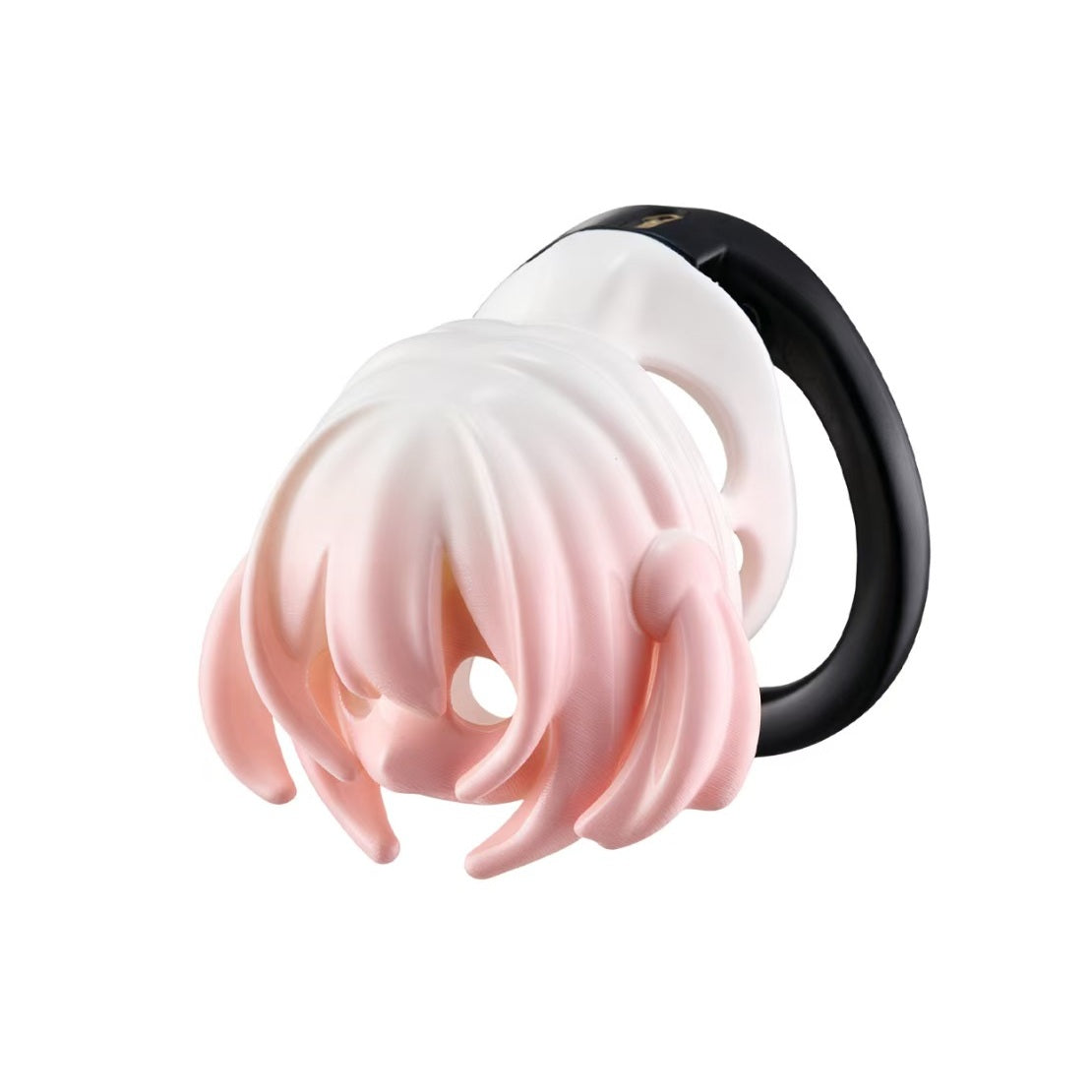Cherry Blossom Anime ABS Chastity Cage with Five Rings