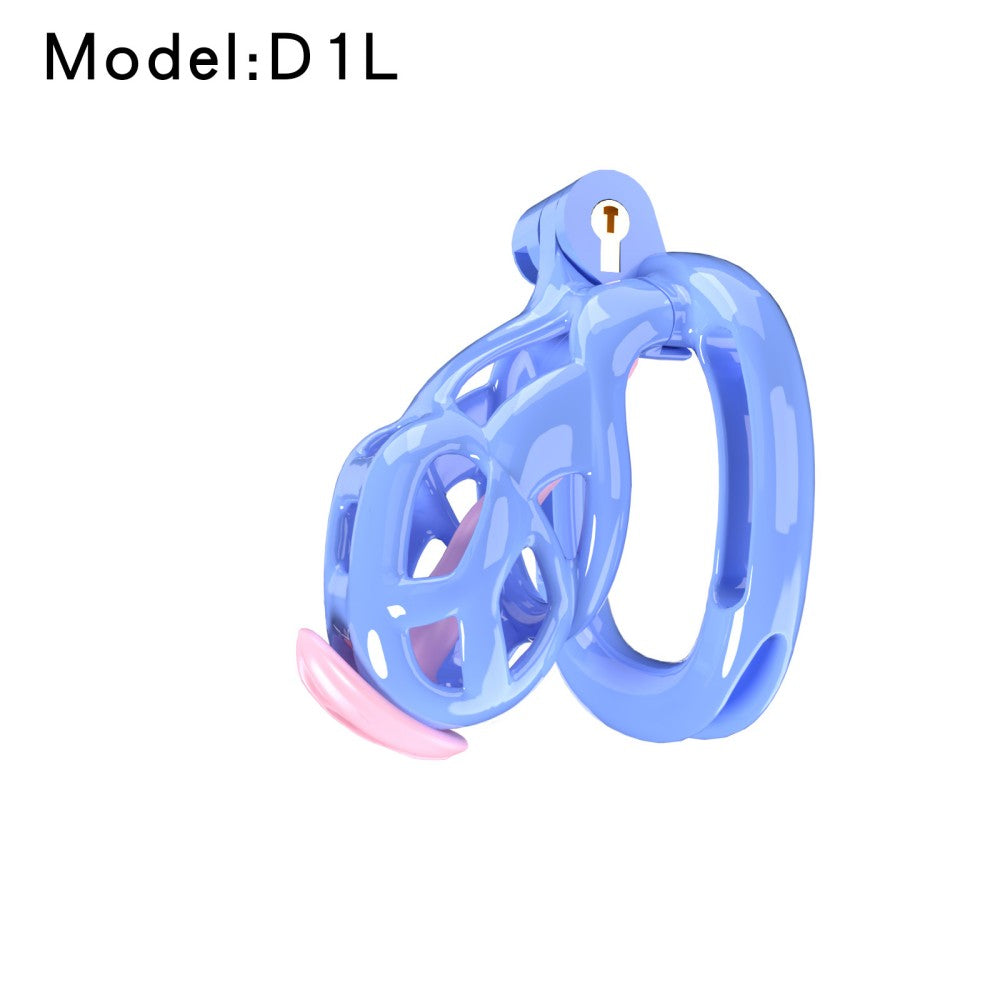 3D-Printed Resin Chastity Cage with Strap – A1–E1, 5 Colors