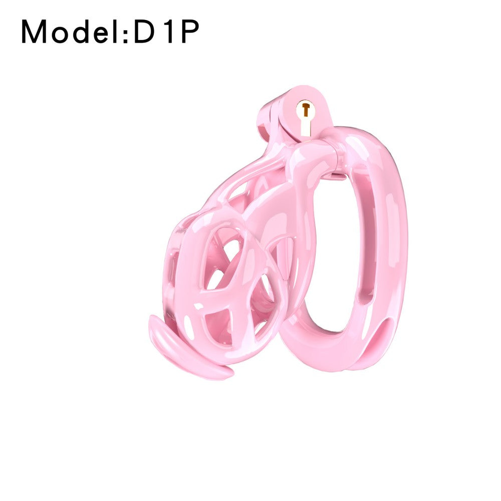 3D-Printed Resin Chastity Cage with Strap – A1–E1, 5 Colors