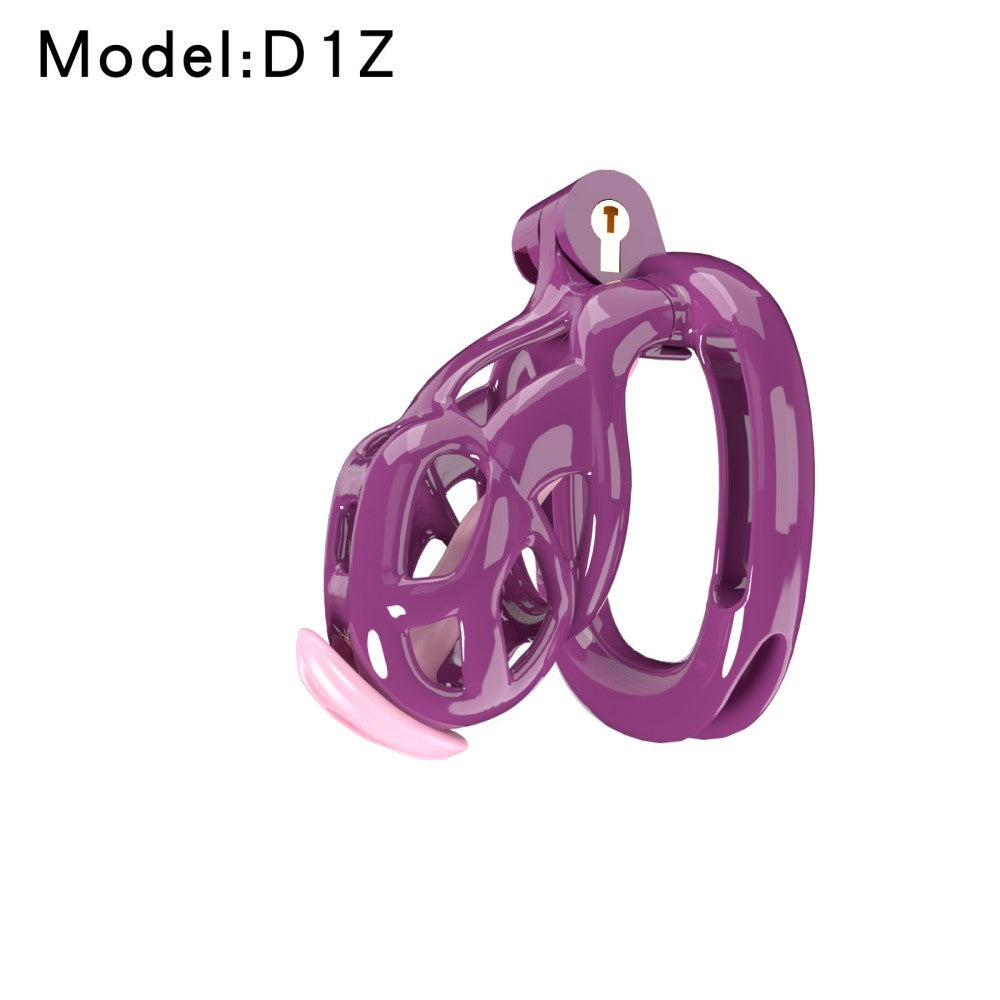 3D-Printed Resin Chastity Cage with Strap – A1–E1, 5 Colors