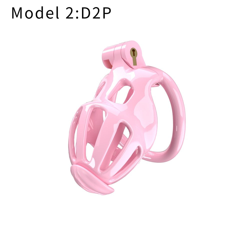 3D Printed Male Chastity Cage – Lightweight Penis Lock with 5 Rings for Erection Control & Bondage Fun