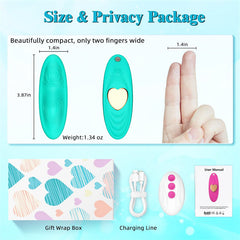 Dual 9 Vibration Modes Butterfly Vibrator Green