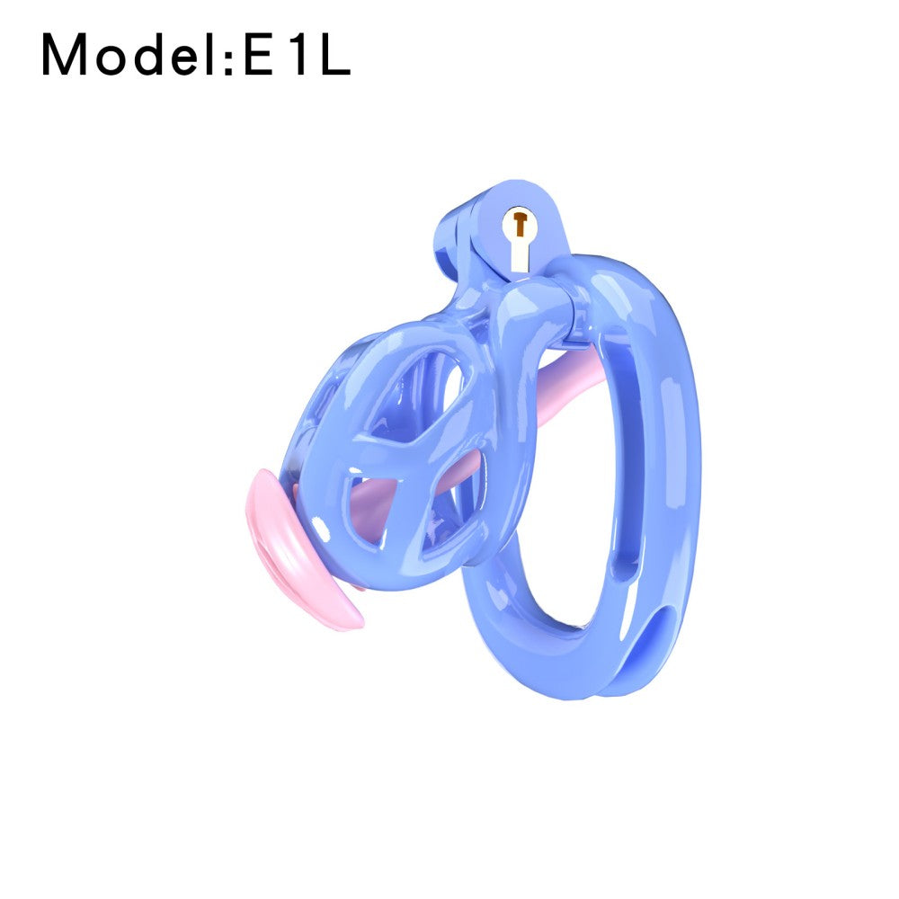 3D-Printed Resin Chastity Cage with Strap – A1–E1, 5 Colors