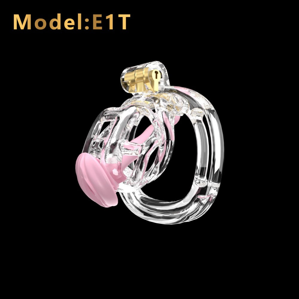 3D-Printed Resin Chastity Cage with Strap – A1–E1, 5 Colors
