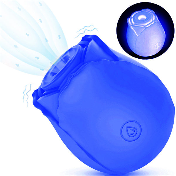 Glow In Dark Rose Vibrator Hot Pink