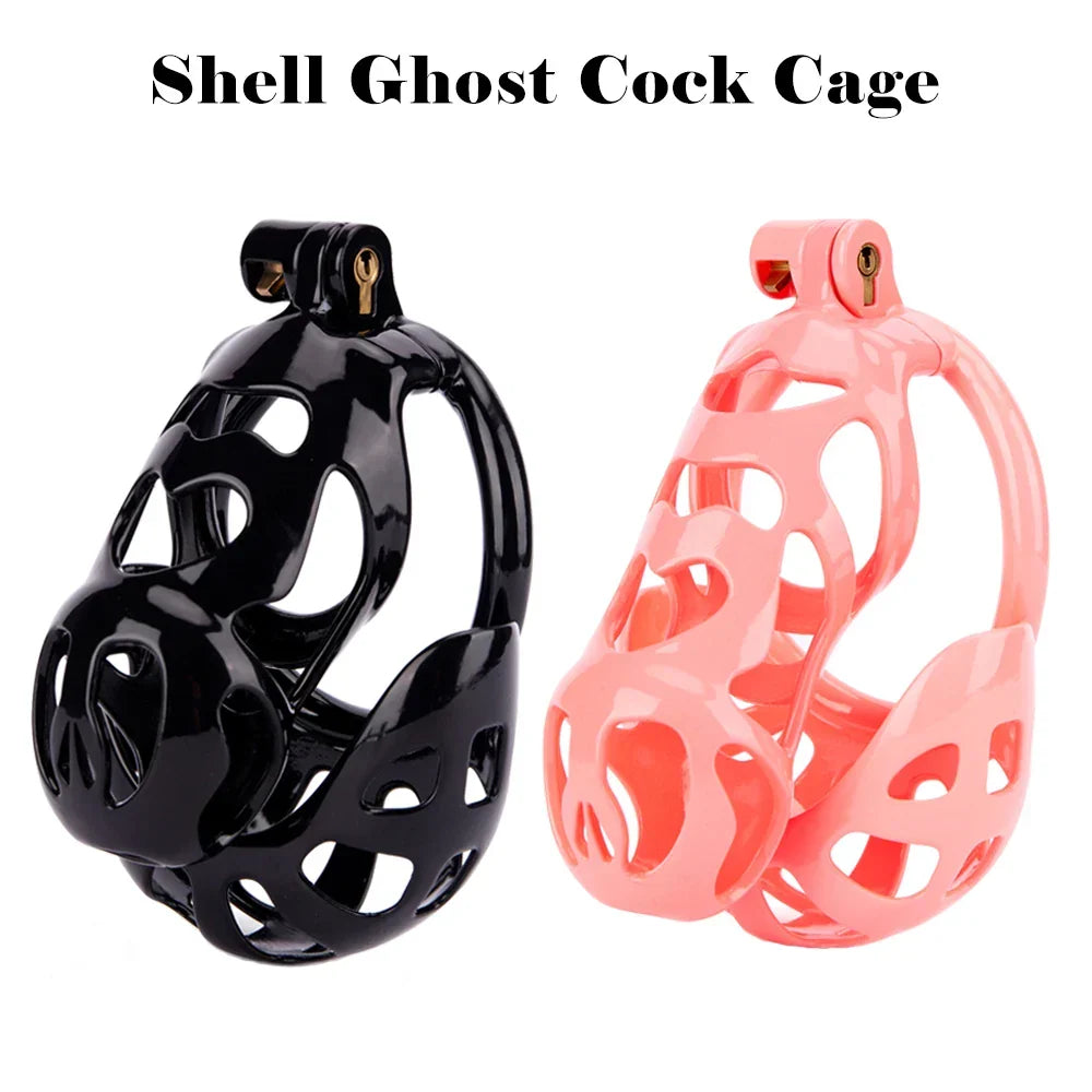 Ghost Cock Cage with Balls Penis Rings