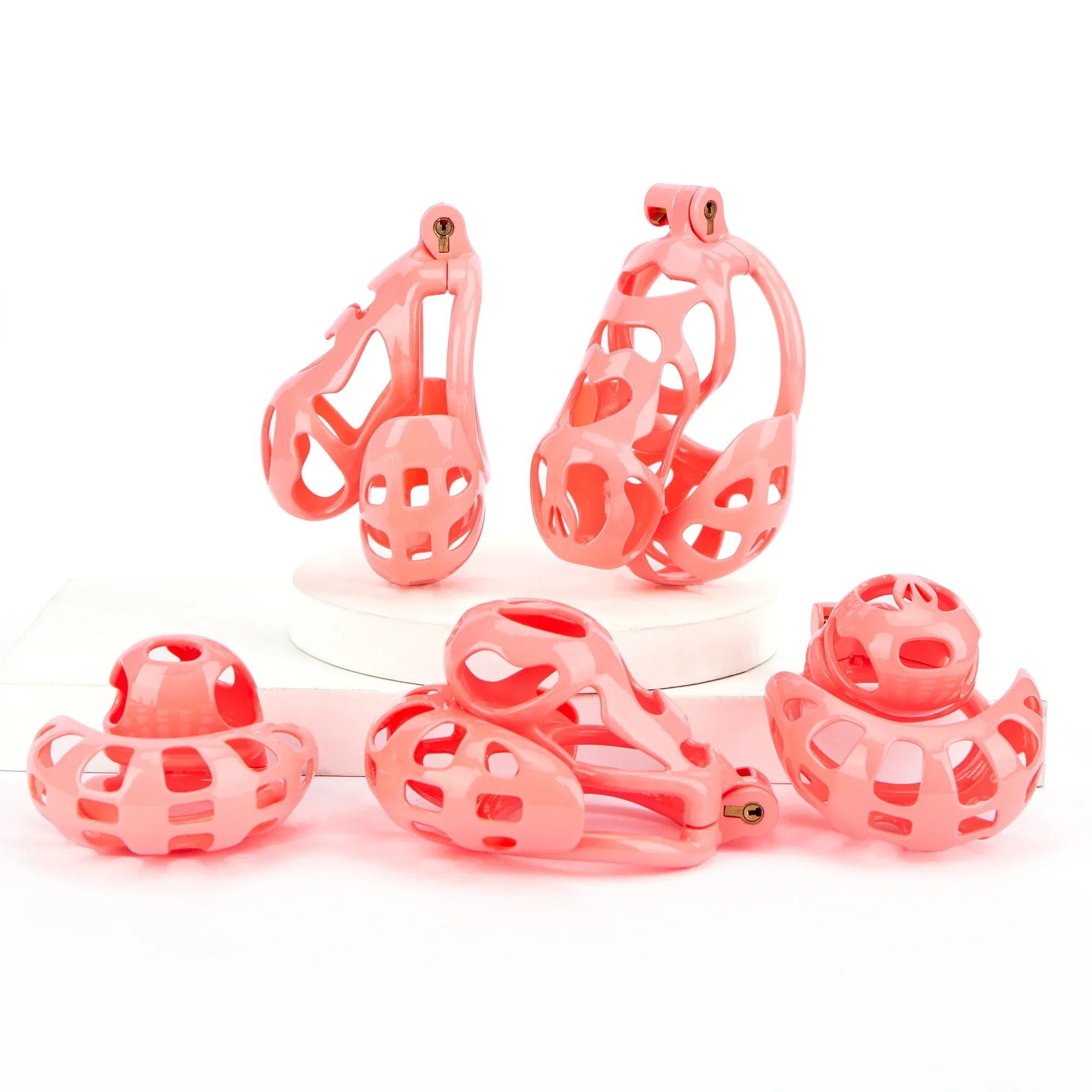 Ghost Cock Cage with Balls Penis Rings