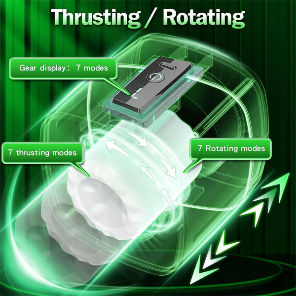 7 Thrusting & Rotating Glans Trainer
