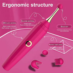 High-Frequency Clit Vibrator Hot Pink